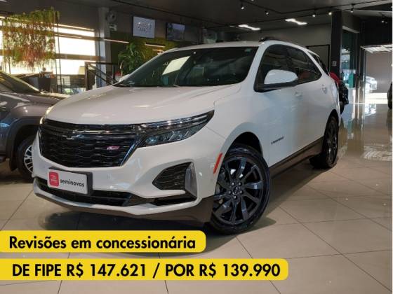 CHEVROLET EQUINOX 1.5 16V TURBO GASOLINA RS AUTOMÁTICO CHEVROLET EQUINOX 1.5 16V TURBO GASOLINA RS AUTOMÁTICO